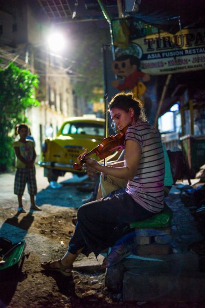 Busking in Kolkata