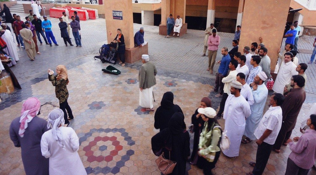 Busking in Oman