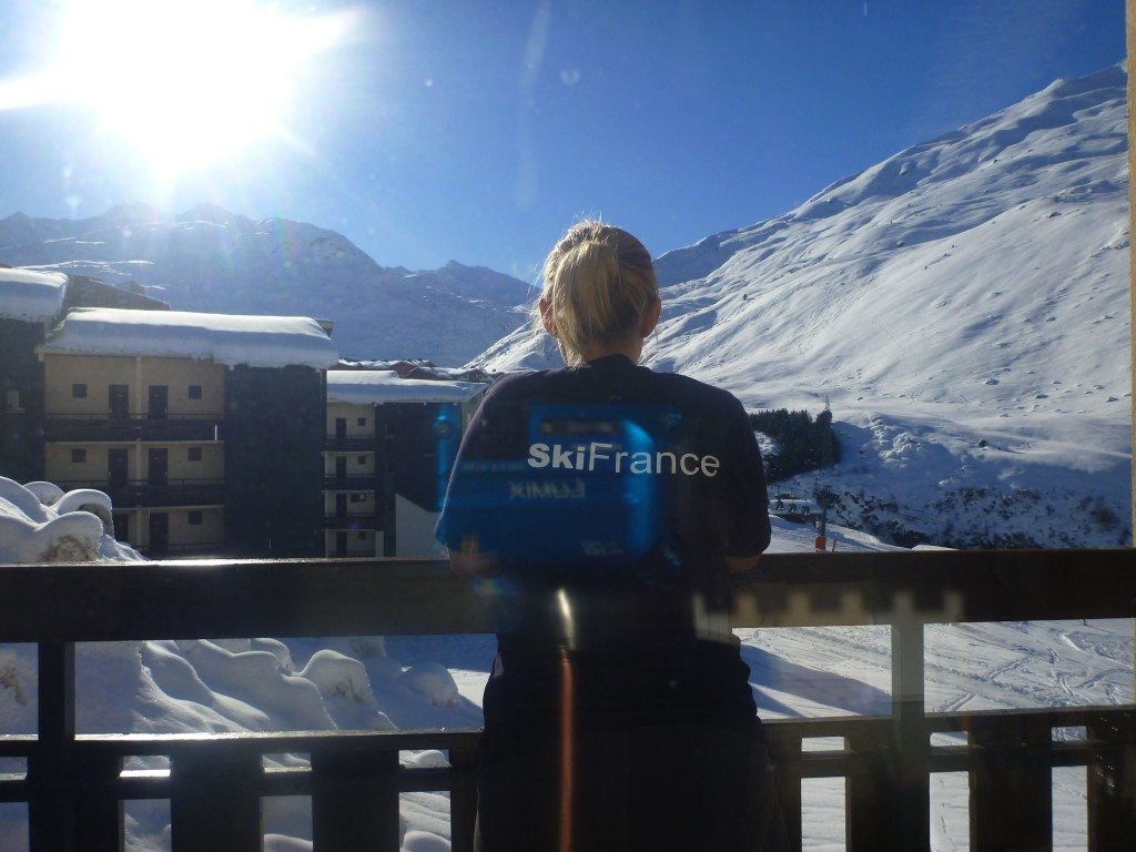 Mel working a ski season in the French Alps