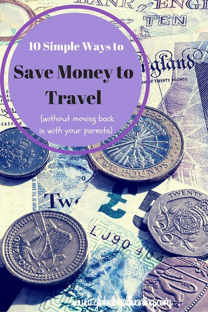 How to save money for travel (without moving in with your parents!) 