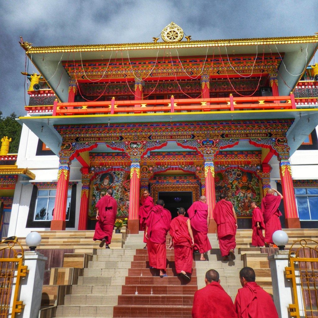 Gontse Gaden Rabgyel Lling Monastery or GRL monastery in bomdila, arunachal pradesh. 