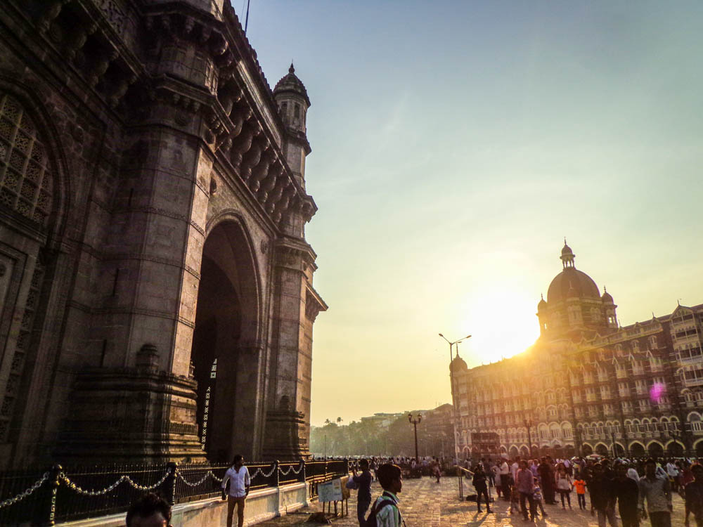 The Gateway of India with the iconic Taj Palace Hotel