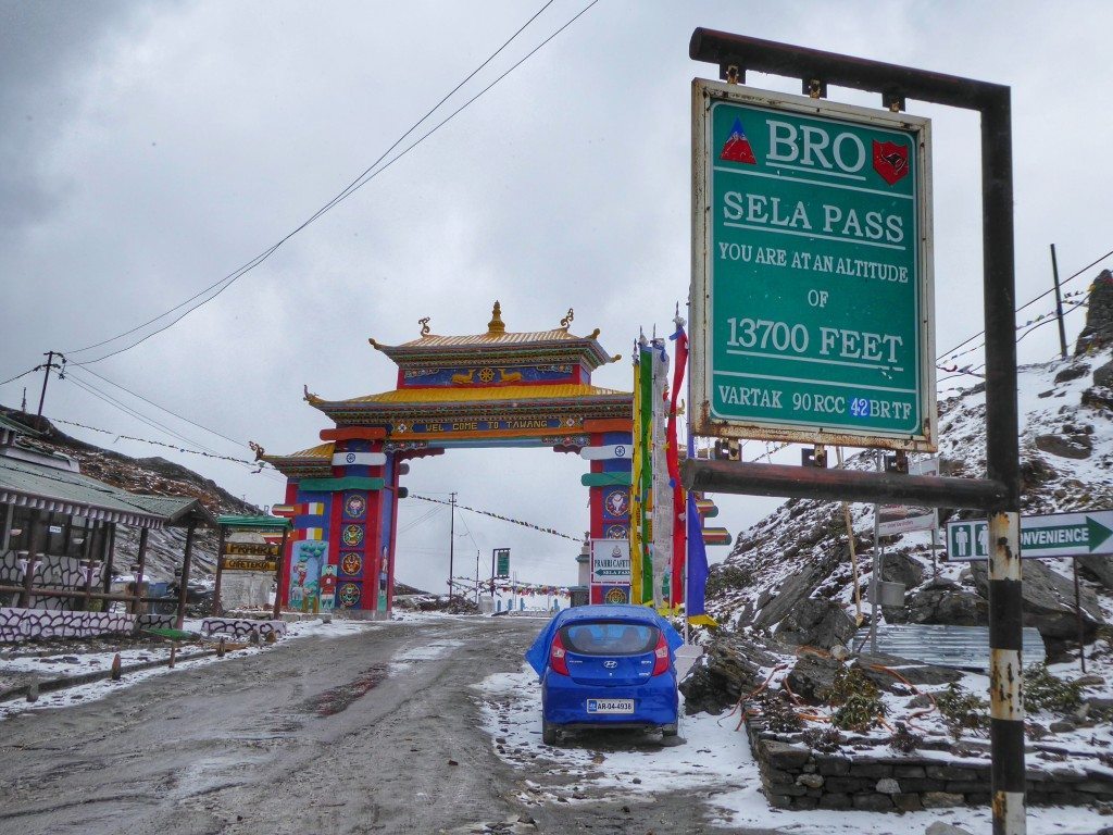 Snow on the Sela Pass in Arunachal Pradesh