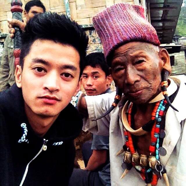 Sange Tsering our Holiday Scout guide with headhunter tribes in Nagaland!