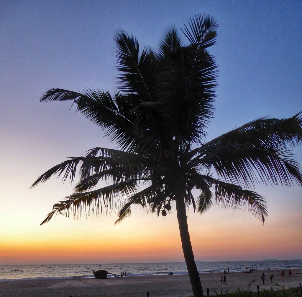 Sunset on Utorda Beach, South Goa