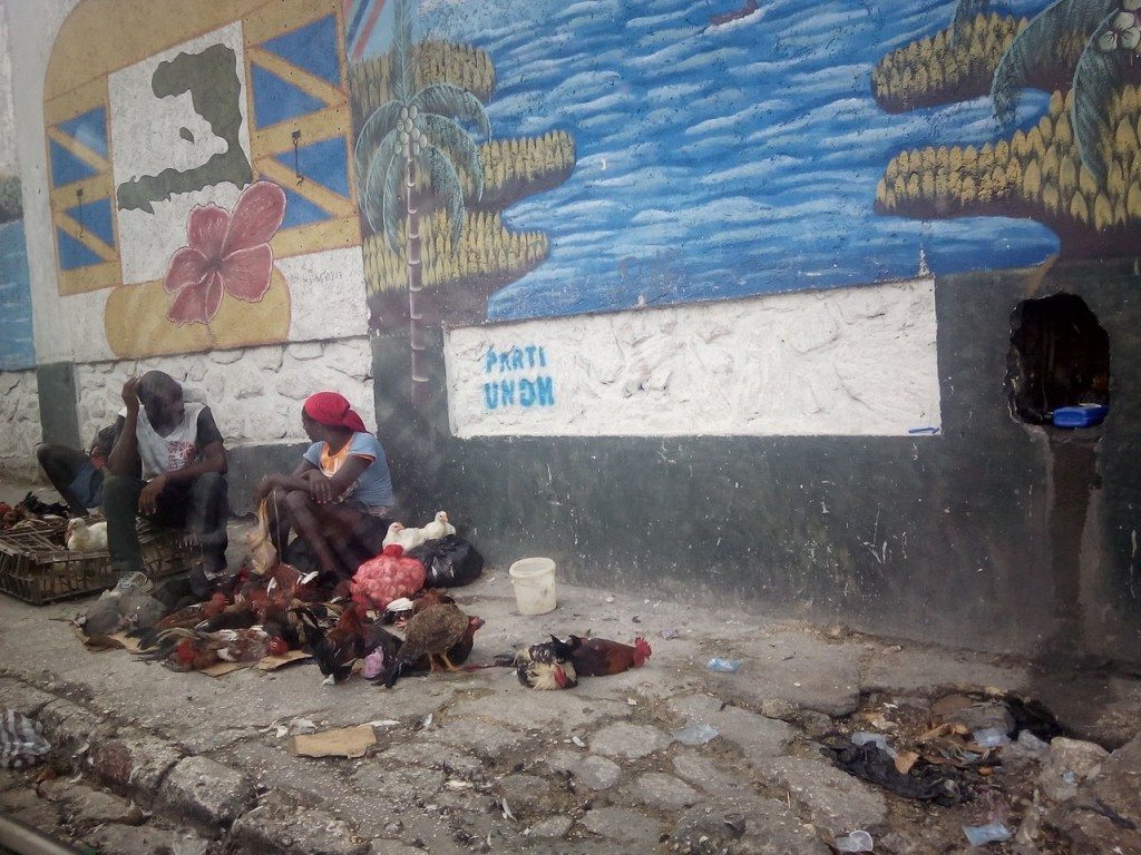 Typical street scene Port-au Prince