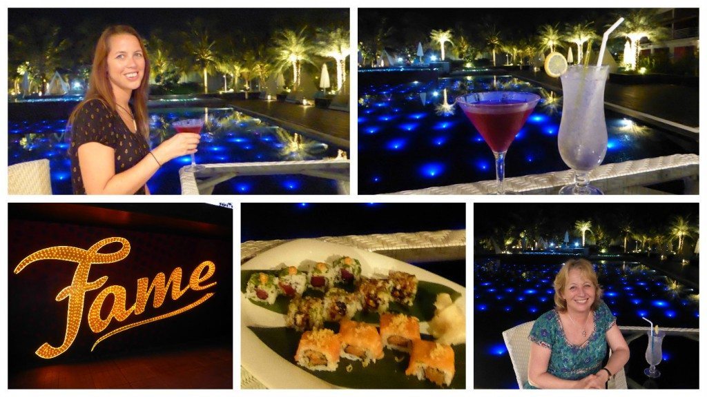 Dinner at the Fame restaurant at Planet Hollywood Resort Goa