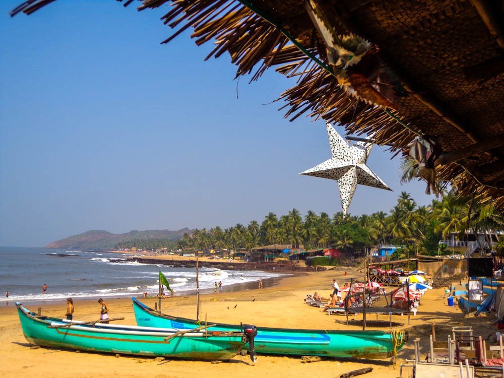 View from Shiva Valley, South Anjuna Beach, Goa