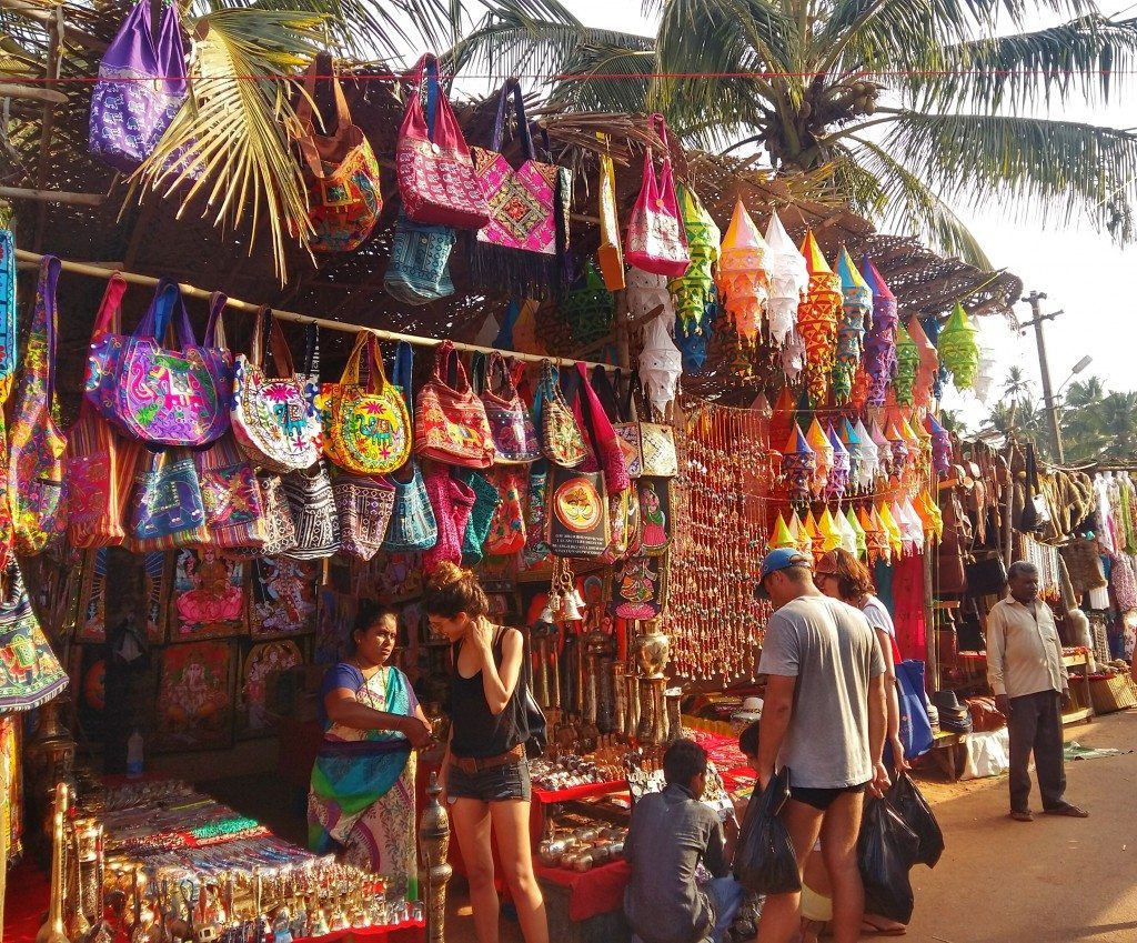 Anjuna Flea Market, Goa,