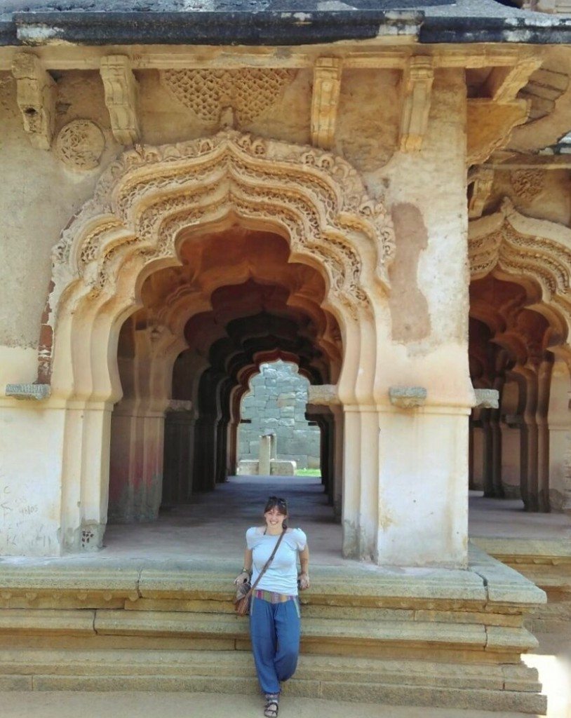 Emily exploring India