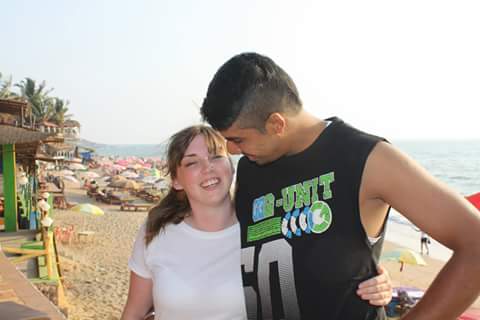 With my partner, Karan