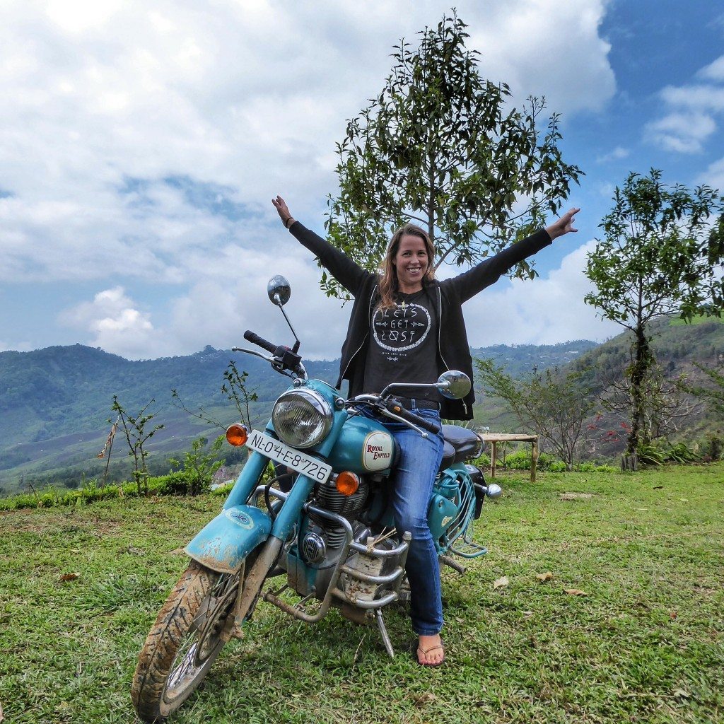 riding a royal enfield in Nagaland