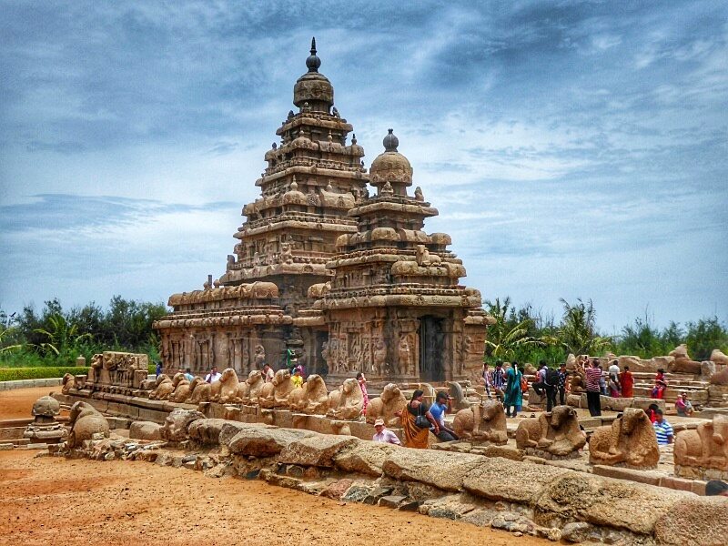 The Shore Temple in Mahabalipuram