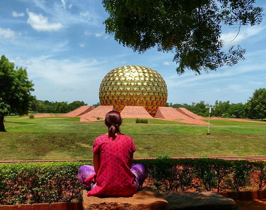 The Matrimandir at Auroville 