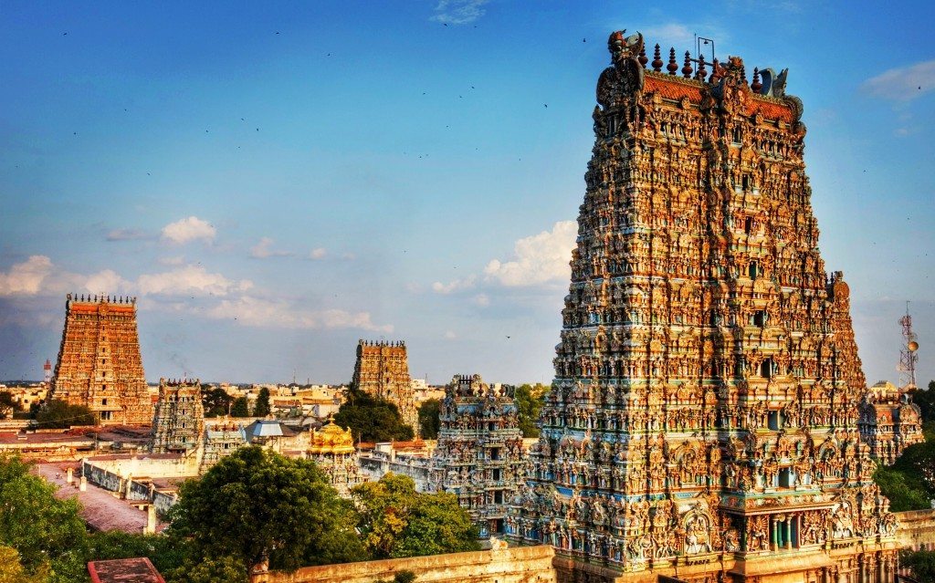 Meenakashi Temple in Madurai, Tamil Nadu