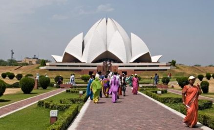 The Lotus Temple in Delhi