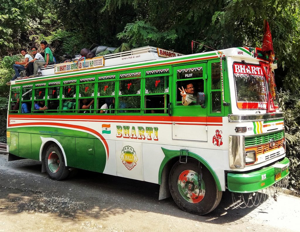 Local buses in Himachal Pradesh, India