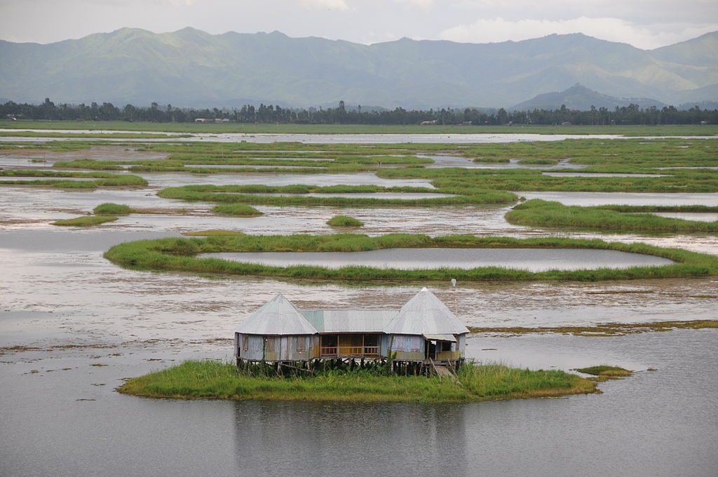 A_home_on_Loktak_Lake_Moirang_Manipur_India
