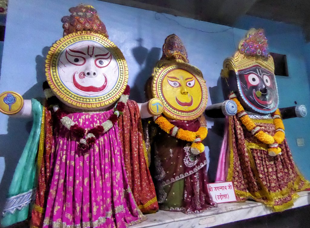 strange deities at Mata Lal Devi Temple in Amritsar