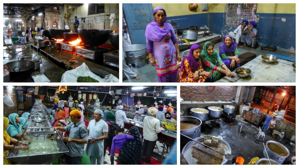 golden temple kitchen collage