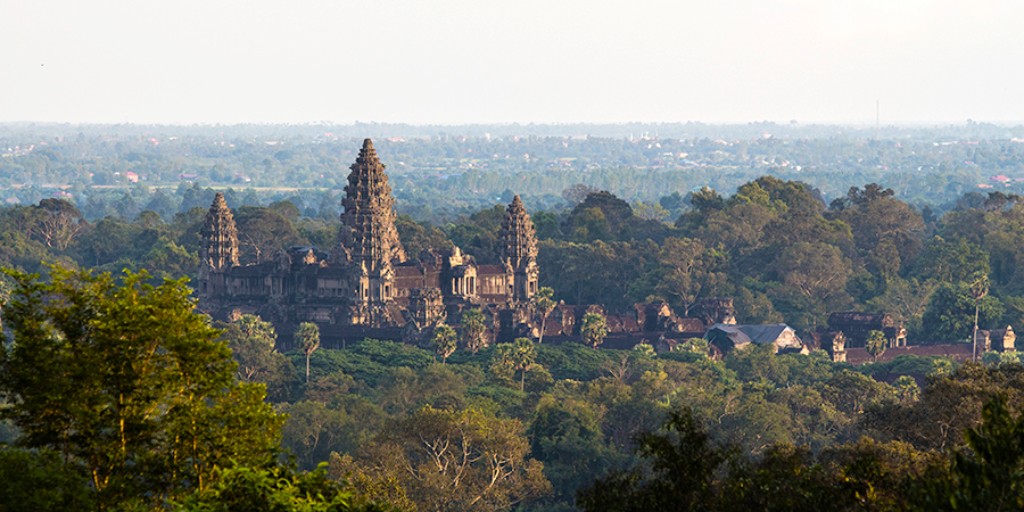 ankor wat from afar cambodia OP