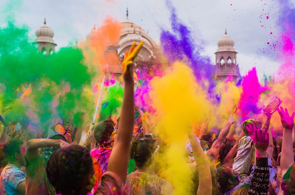 Colours of Holi festival