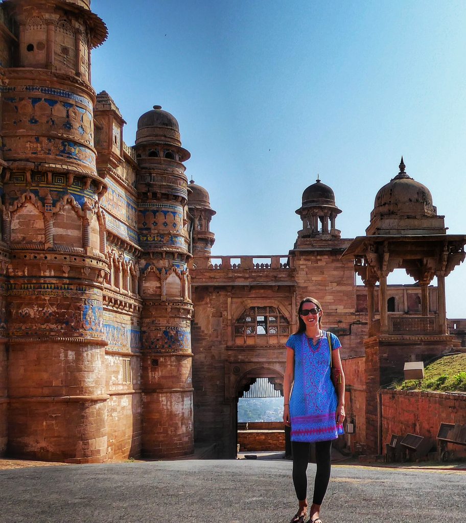 Anna at Gwalior Fort