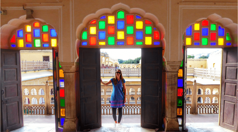 Exploring the Hawa Mahal in Jaipur, 
