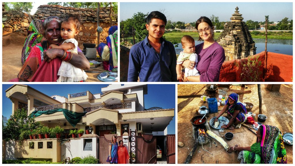 Just some of the wonderful people I met at the homestays on my trip with India Someday