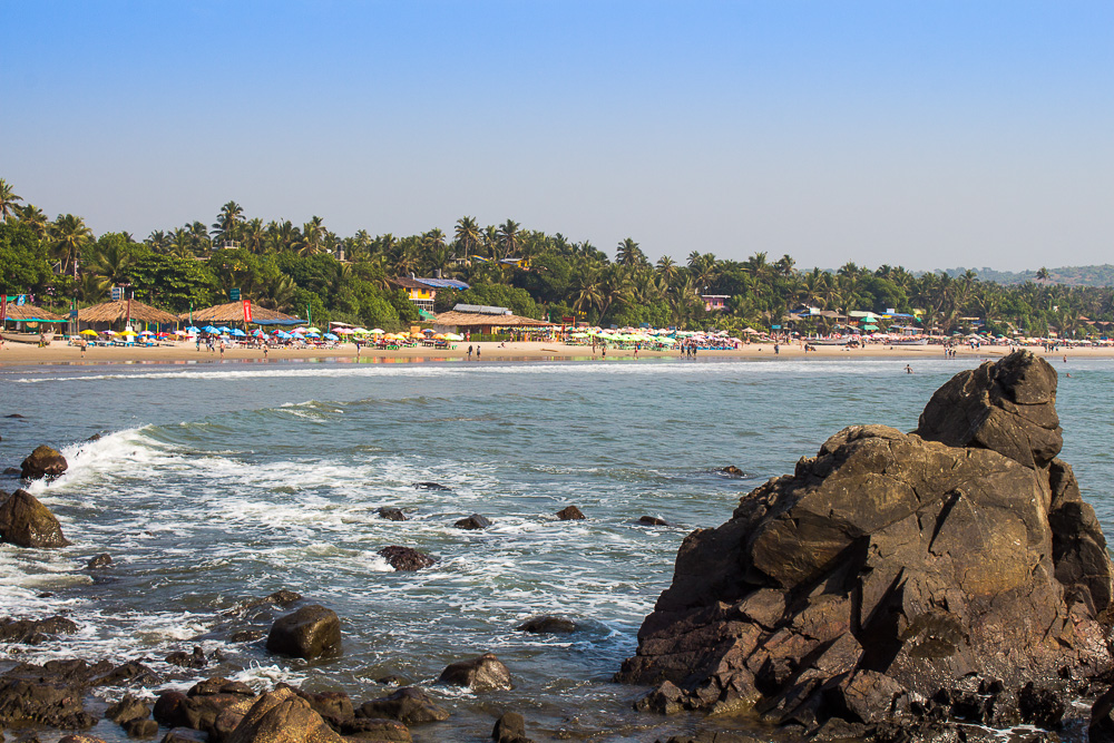 Arambol beach is one of the best places to visit in Goa in 3 days