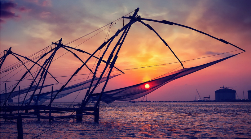 chinese fishing nets in fort cochin kerala