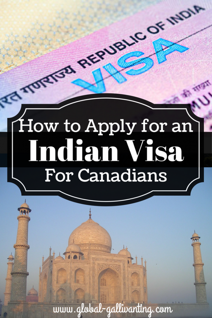 travel to india as a canadian