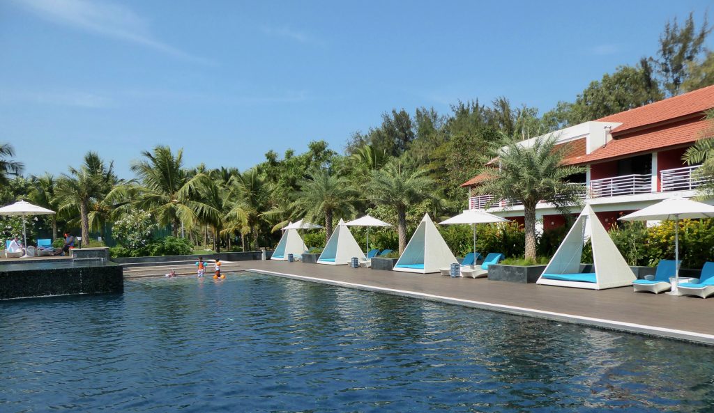 the pool at planet hollywood goa