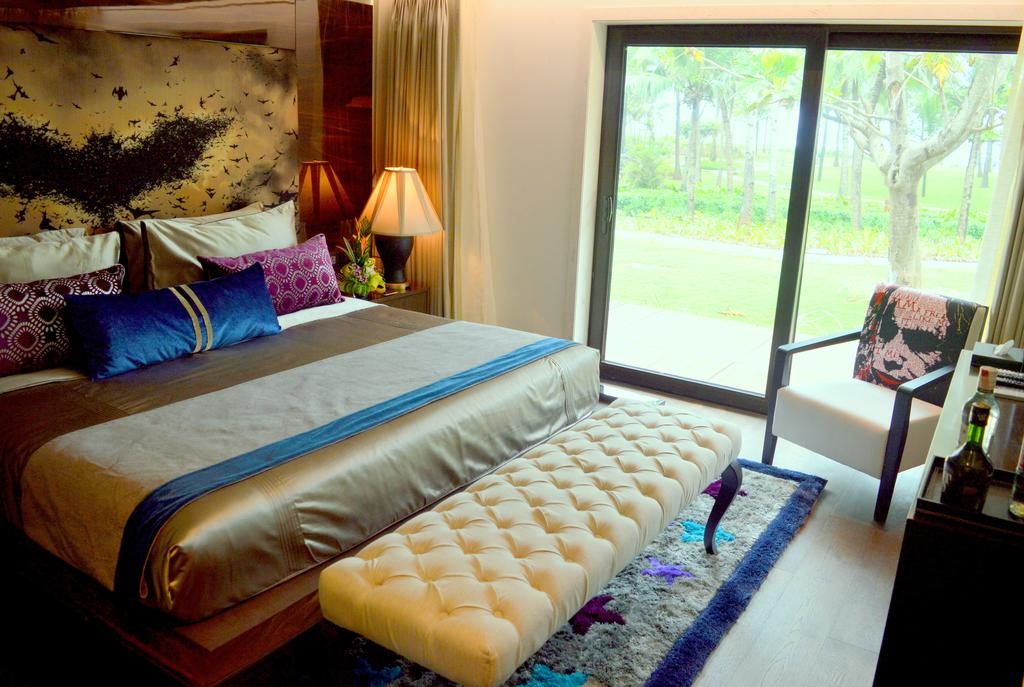 my room at the luxurious planet hollywood hotel in goa