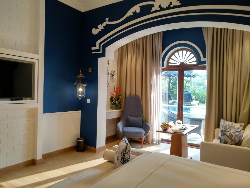 luxurious room at the taj exotica resort in goa