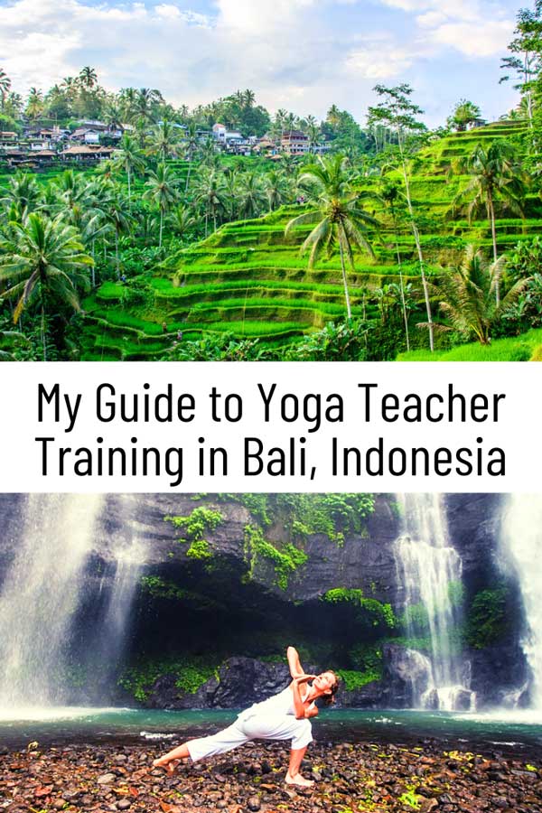 my guide to yoga teacher training in bali pin