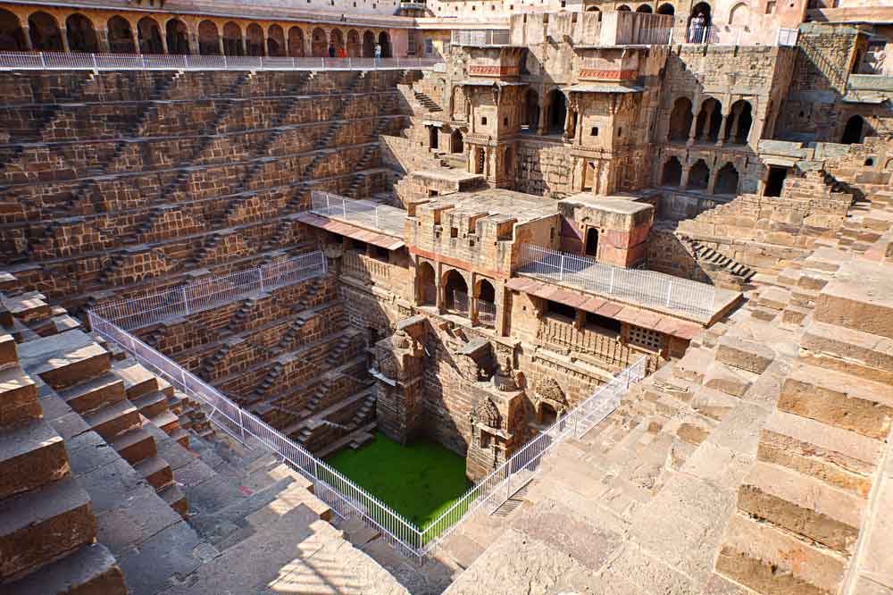 Chand Baori, a stepwell in Abhaneri