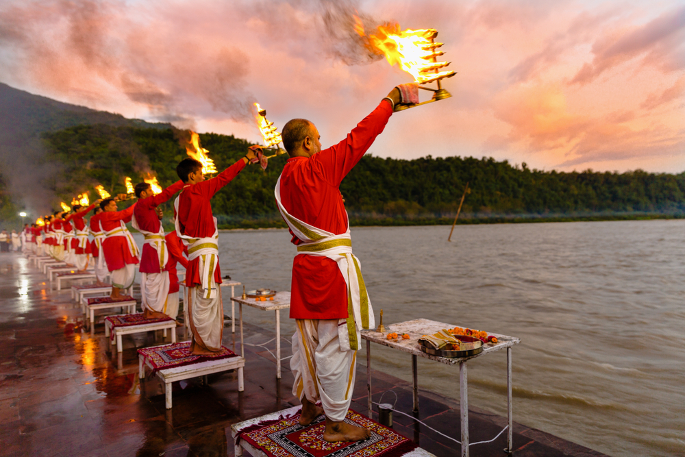 Ganga Aarti. Photo Credit Vivek BR