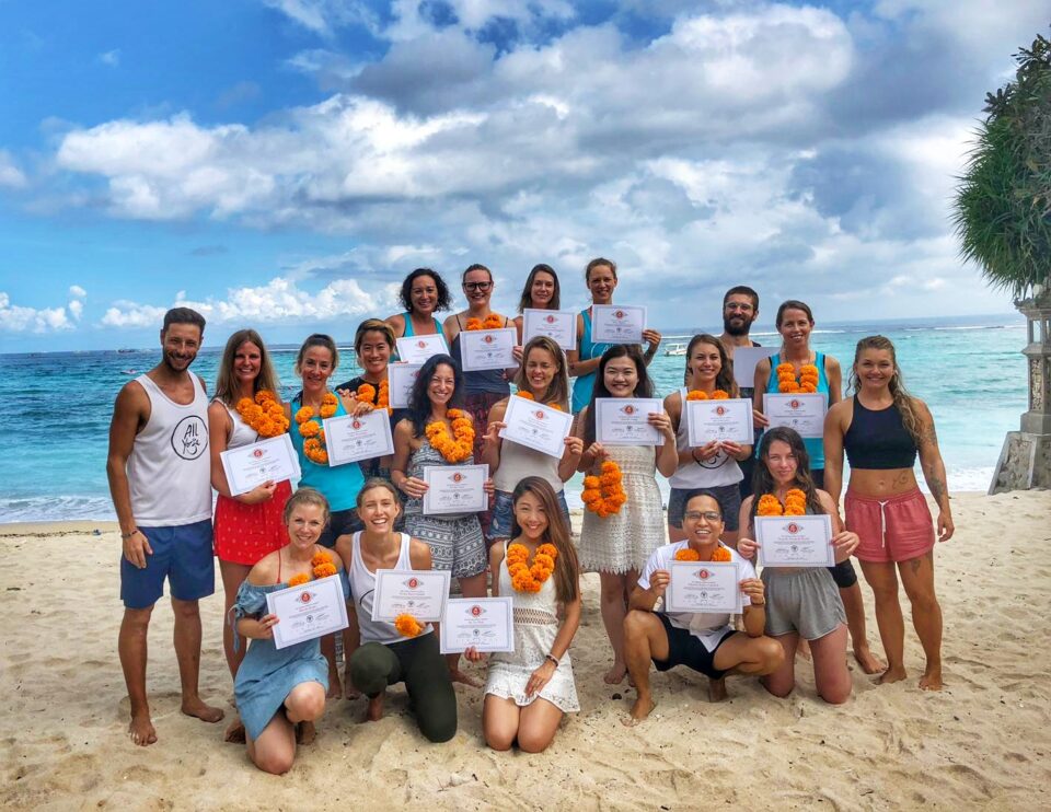 all yoga teacher training bali group