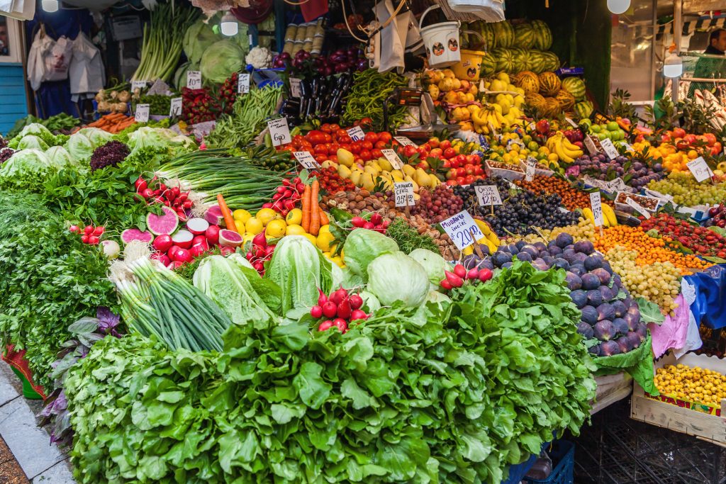 Farmers market in Istanbul