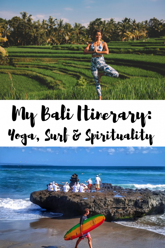 My perfect active 2 week Bali itinerary - yoga, surf and spirituality 