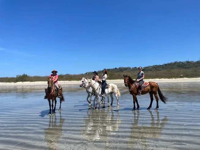 shamballa retreats horse riding on the beach