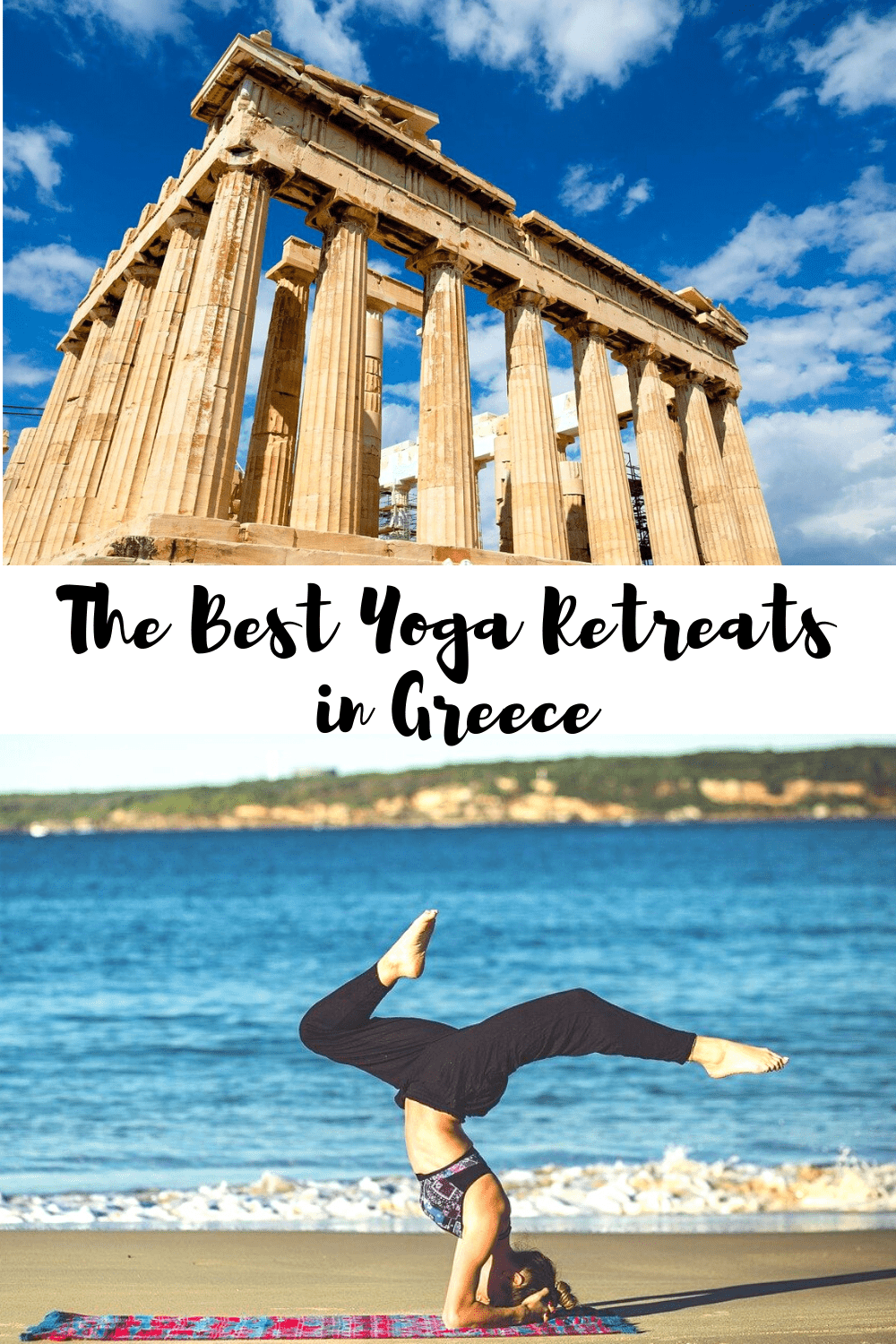 Best Yoga Retreats in Greece pin