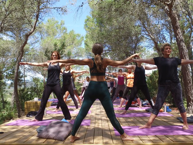sunset mountain yoga retreat ibiza