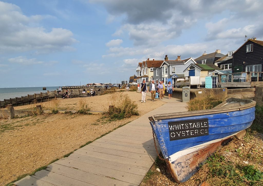 Whitstable seafront path