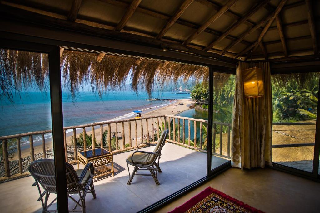 Dwarka eco resort on Cola beach is one of the best luxury Goa beach huts 
