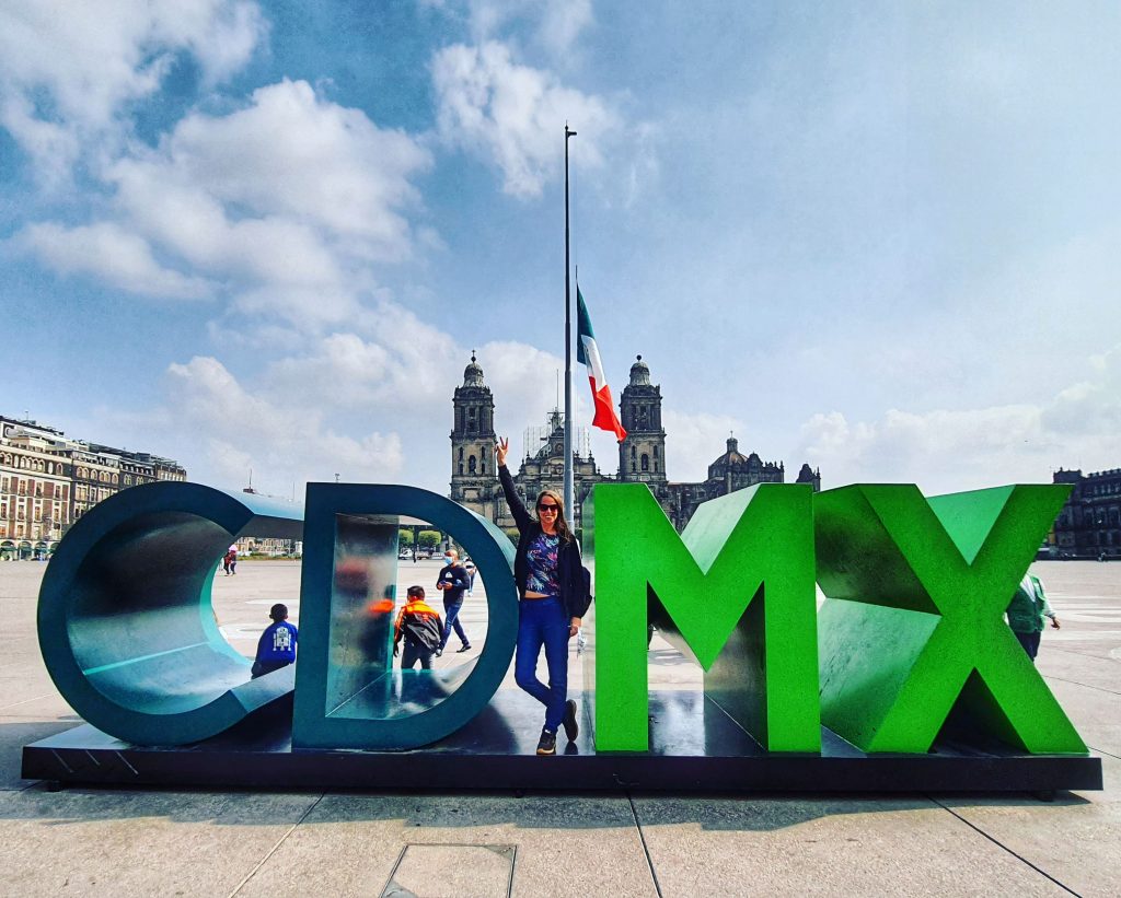 Anna in Mexico City CDMX sign
