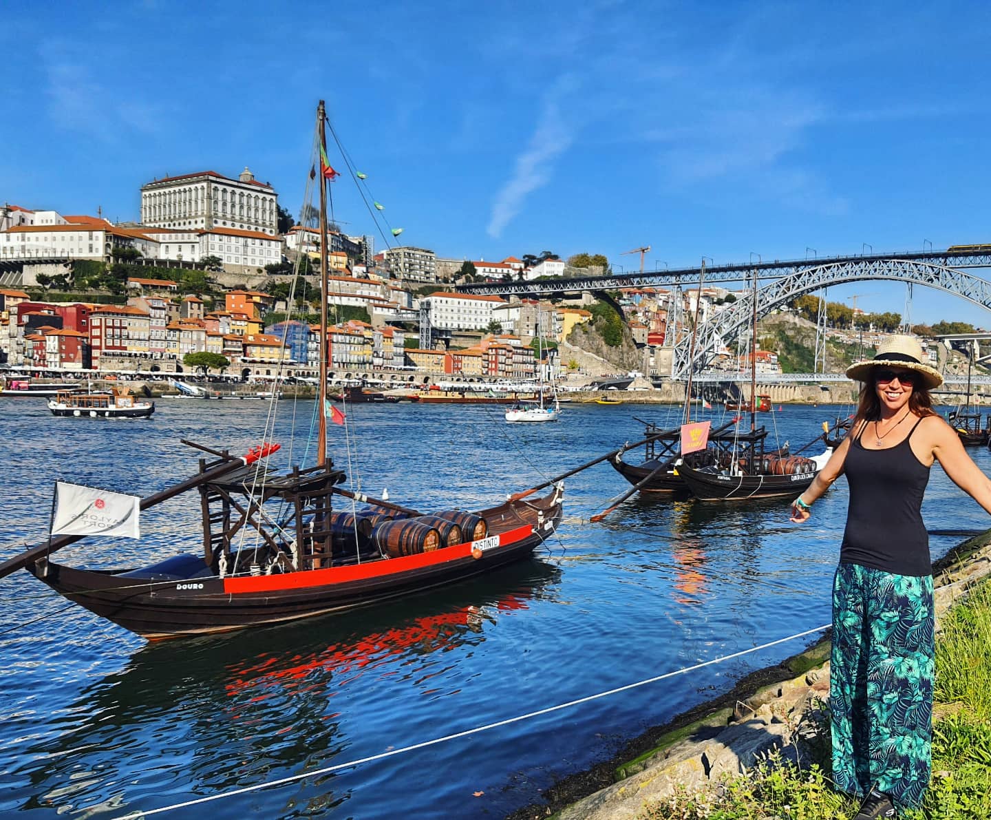 anna me porto gaia river portugal