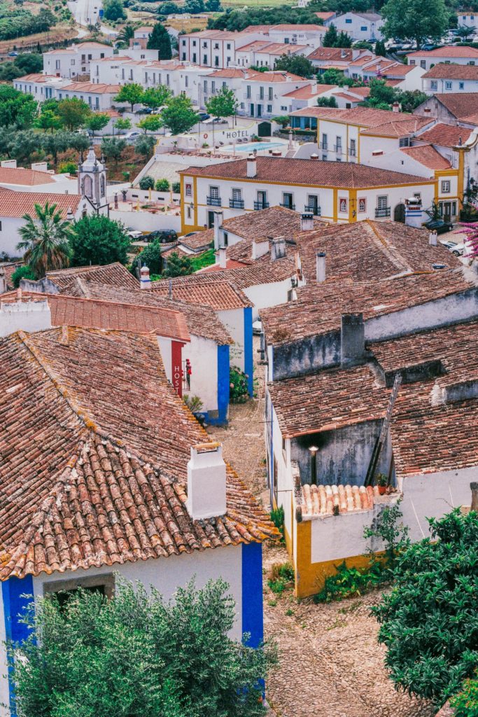 obidos portugal road trip