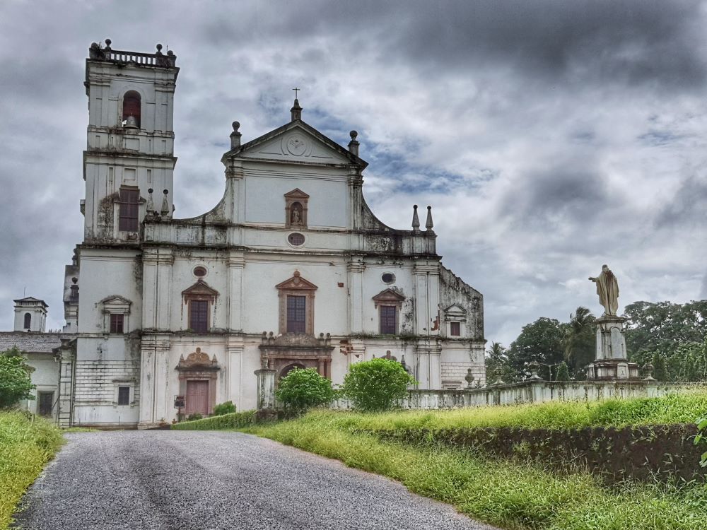 Old Goa in monsoon season